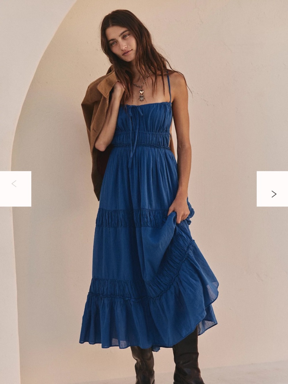 Free People Taking Sides Maxi Dress